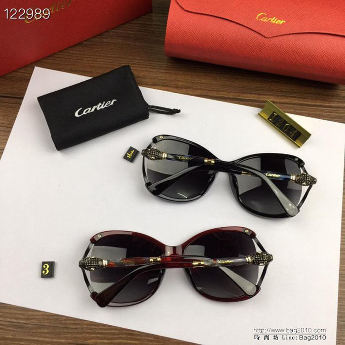 CARTIER卡地亞 官網同步 歐美風範 原單偏光 女款太陽鏡  lly1257